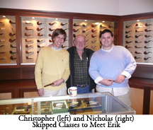 Christopher and Nicholas Skipped Classes to Meet Erik Nording