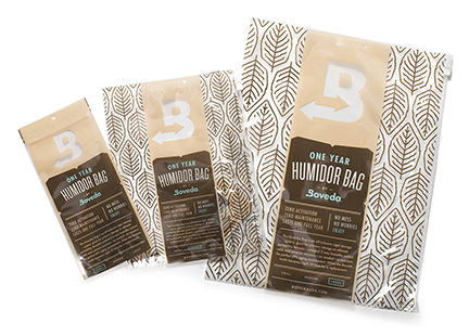 Boveda Humidor Bags in Small, Medium and Large Sizes