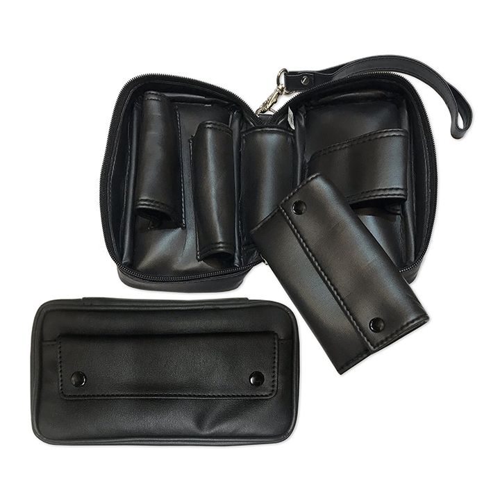 Multicolor Leather Cigarette Case. Snap & Zipper Pouch Coin Purse Lighter  Holder | eBay