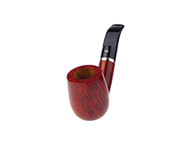 Caminetto Pipe No. 2226 - Orange Grade 00 34 (AR) w/Silver Band