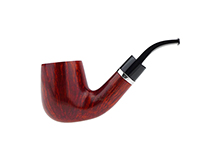 Caminetto Pipe No. 2226 - Orange Grade 00 34 (AR) w/Silver Band