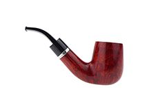 Caminetto Pipe No. 2226 - Orange Grade 00 34 (AR) w/Silver Band