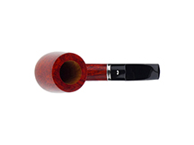 Caminetto Pipe No. 2226 - Orange Grade 00 34 (AR) w/Silver Band