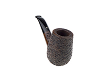 Caminetto Pipe No. 2229 - Rusticated Brown Grade 08 41 (AT)