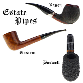 A Small But Mighty Fine Selection of Estate Pipes Available Now!