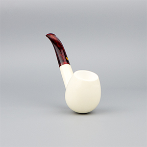 SMS Meerschaum Pipe No. 103-BRAS - Smooth Brandy