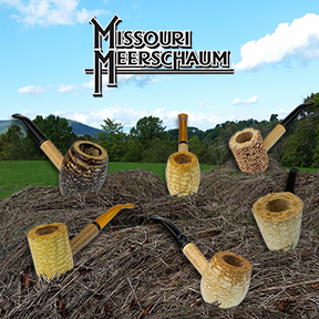 Missouri Meerschaum Corn Cob Pipe Legend Bent