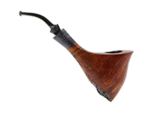 Wiley Pipe No. 1007 - Feather-Carved, 66