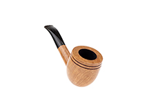 Wiley Pipe No. 1021 - Feather-Carved, 55