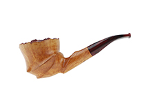 Wiley Pipe No. 1032 - Feather-Carved, 66