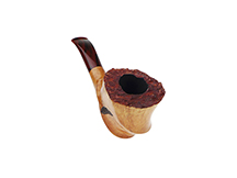 Wiley Pipe No. 1032 - Feather-Carved, 66