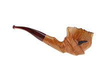 Wiley Pipe No. 1032 - Feather-Carved, 66