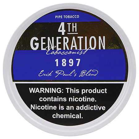 4th Generation 1897 Blend Pipe Tobacco - 100 Gram Tin