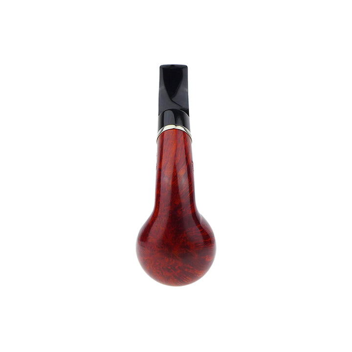Caminetto Pipe No. 2226 - Smooth Orange w/Silver Mount Grade 00 34 (AR)
