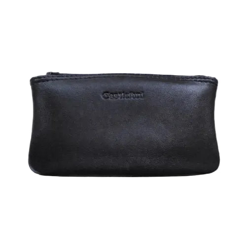 Castleford Leather Zippered Pouch - 6 inch