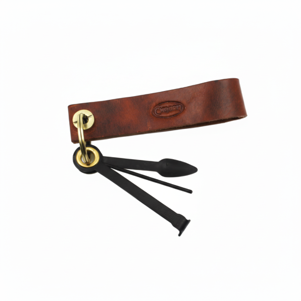 Chacom Leather Pipe Rest with Czech 3-in-1 Pipe Tool 