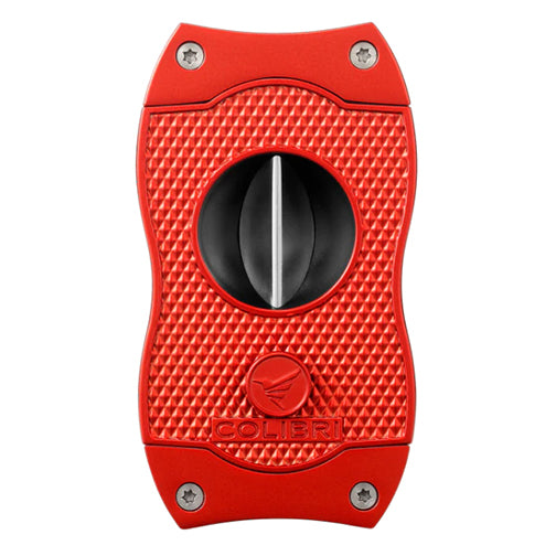 Colibri Diamond V-Cut Cigar Cutter - Red