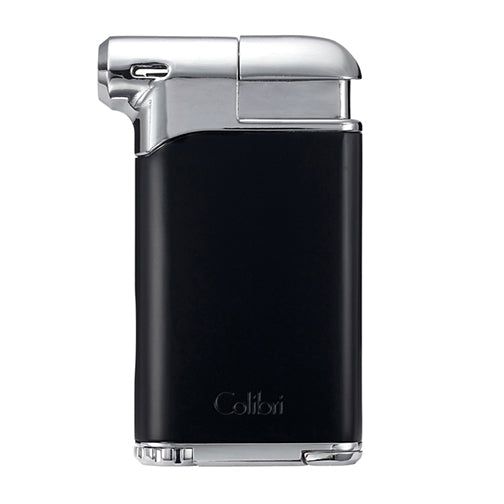 Colibri Pacific Air Pipe Lighter - Black & Chrome
