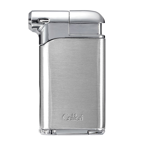 Colibri Pacific Air Pipe Lighter - Chrome & Chrome