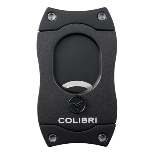 Colibri S-Cut Black Blade Cigar Cutter - Black and Black