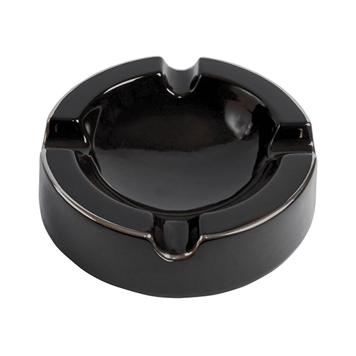 Craftsman's Bench Sterling Cigar Ashtray - Black w/ Silver Trim