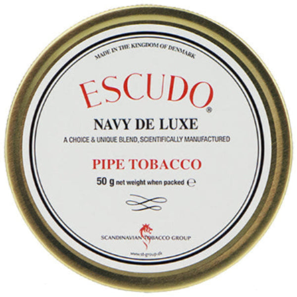 Escudo Navy De Luxe Pipe Tobacco 50 Gram Tin