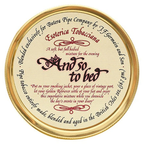 Esoterica And So To Bed Pipe Tobacco