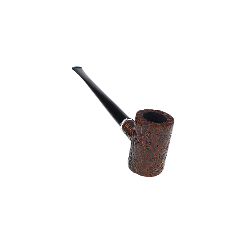 Fe.Ro Barasso Citadel Churchwarden Pipe No. CW48 - Brown Sandblast