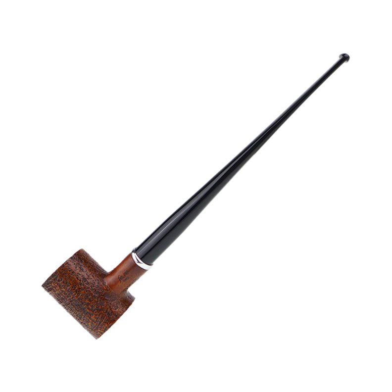 Fe.Ro Barasso Citadel Churchwarden Pipe No. CW49 - Brown Sandblast