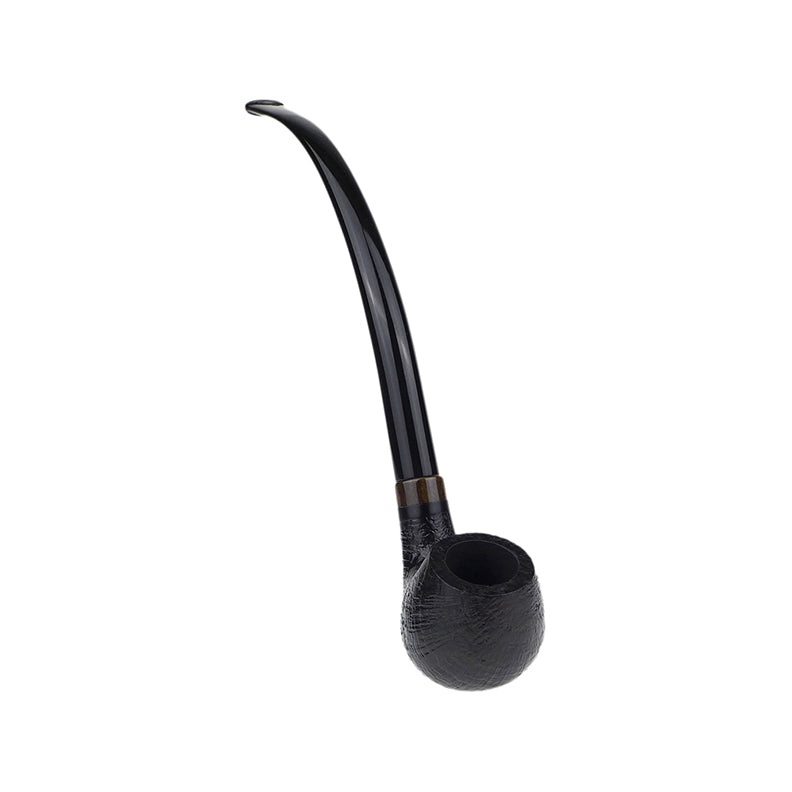 Fe.Ro Barasso Citadel Churchwarden Pipe No. CW53 - Black Sandblast