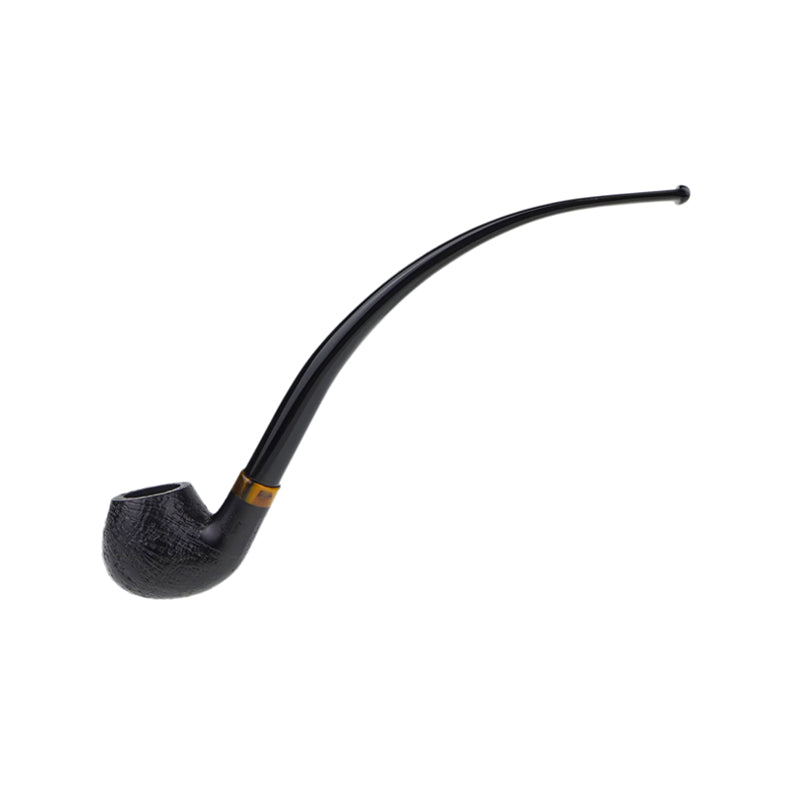 Fe.Ro Barasso Citadel Churchwarden Pipe No. CW53 - Black Sandblast