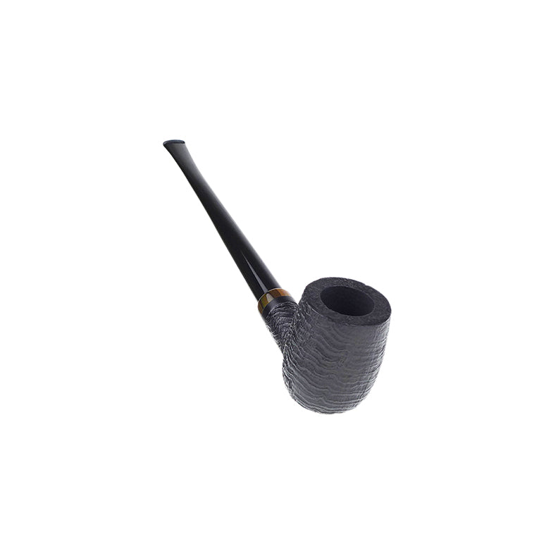 Fe.Ro Barasso Citadel Churchwarden Pipe No. CW54 - Black Sandblast