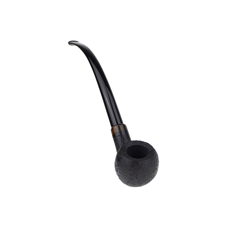 Fe.Ro Barasso Citadel Churchwarden Pipe No. CW56 - Black Sandblast