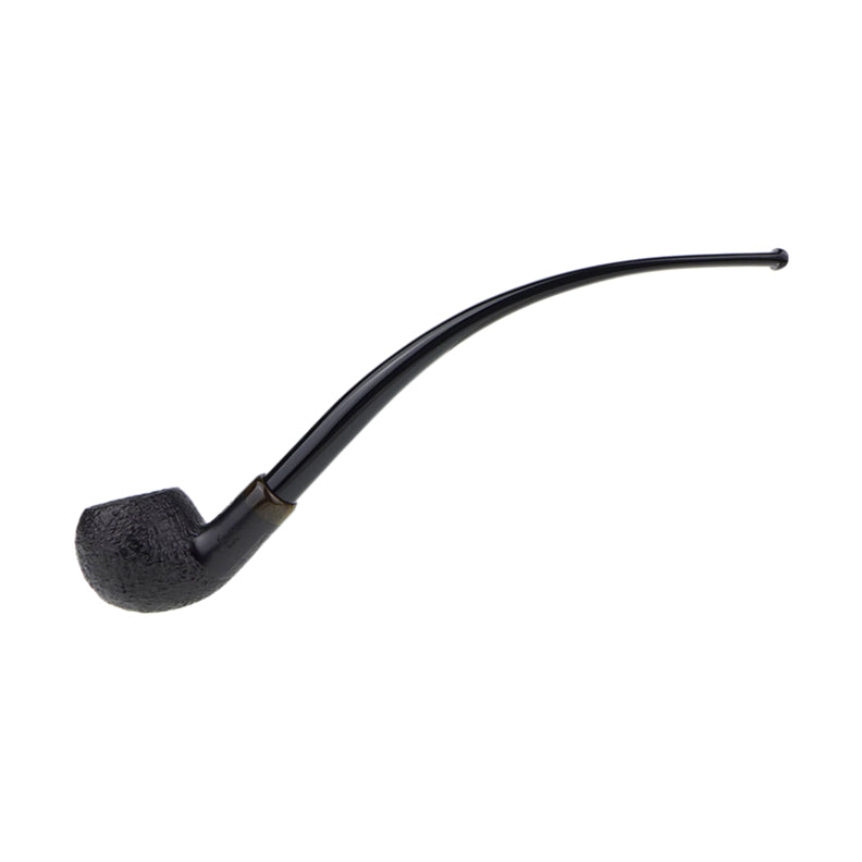 Fe.Ro Barasso Citadel Churchwarden Pipe No. CW56 - Black Sandblast