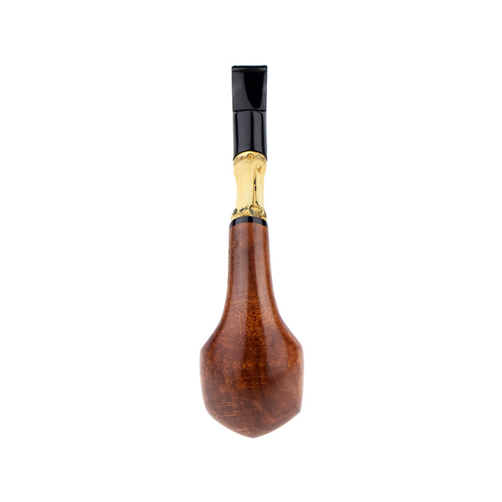 Mastro Geppetto Pipe No. MG1933 - Liscia Grade 1 Series w/Bamboo Extension