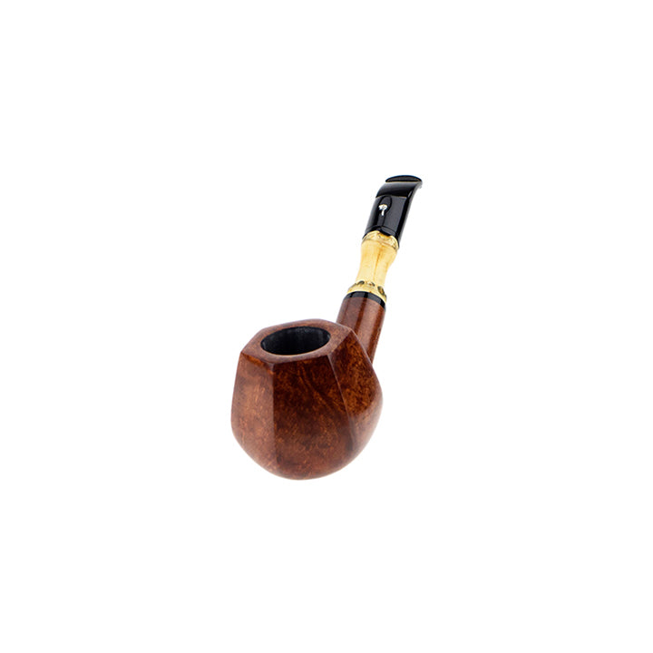 Mastro Geppetto Pipe No. MG1933 - Liscia Grade 1 Series w/Bamboo Extension