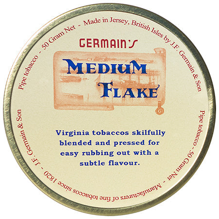Germain's Medium Flake Pipe Tobacco - 50 Gram Tin