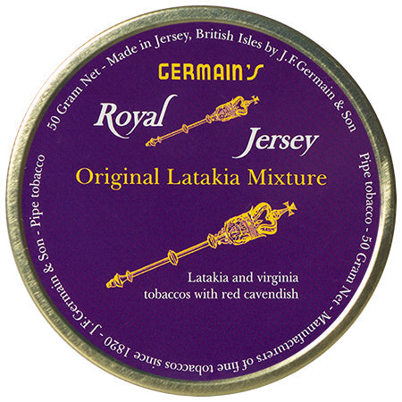 Germain's Royal Jersey Original Latakia Pipe Tobacco - 50 Gram Tin