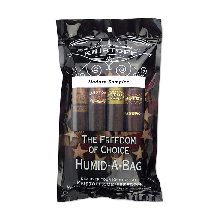 Kristoff Maduro 4-Cigar Humid-A-Bag Sampler