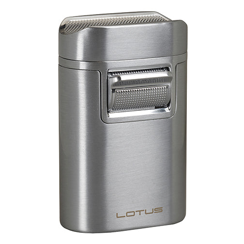 Lotus Brawn Quad Torch Flame Cigar Lighter - Chrome Finish