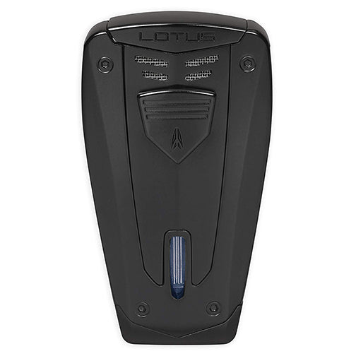 Lotus Fusion Triple Torch Flame Cigar Lighter with Punch - Black Matte