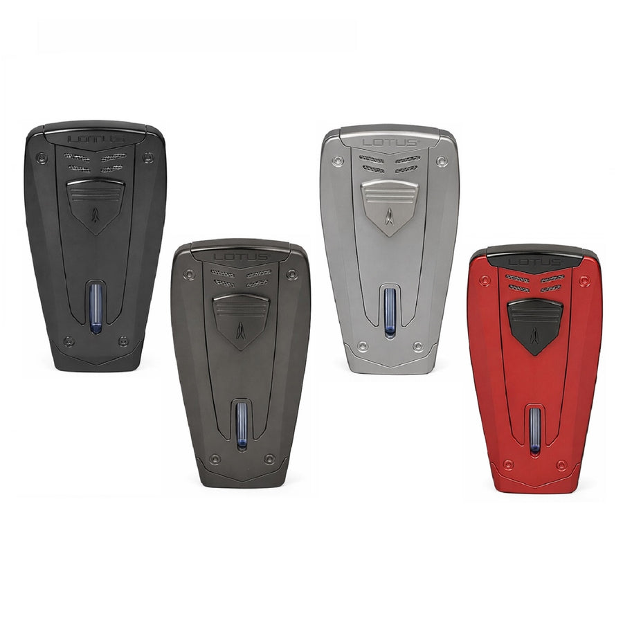 Lotus Fusion Triple Torch Flame Cigar Lighter with Punch