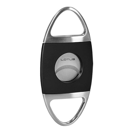 Lotus Jaws Serrated Guillotine Cutter - Black & Chrome