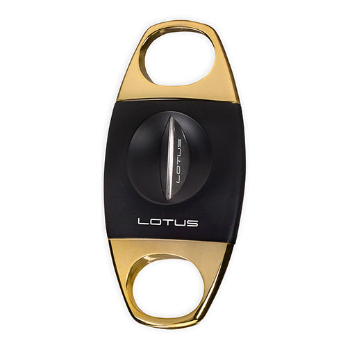 Lotus Jaws Serrated V-Cutter - Black & Gold