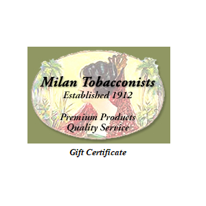 Milan Tobacconists Gift Certificate Image