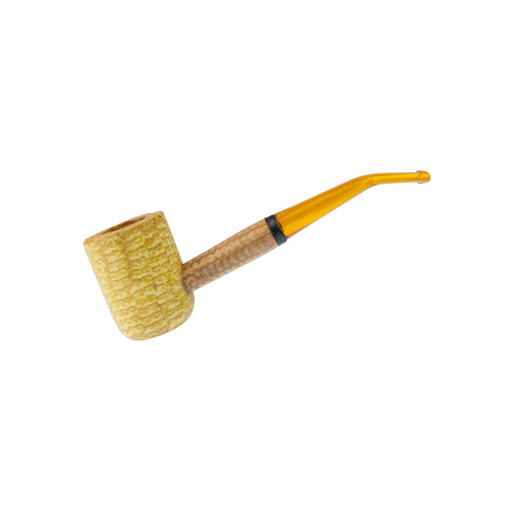 Missouri Meerschaum Legend (5th Avenue)  Corn Cob Pipe - Bent Bit