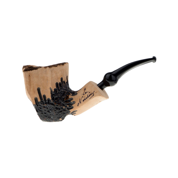 Erik Nording Freehand Signature Rustic Pipe No. 429
