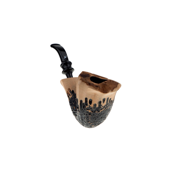 Erik Nording Freehand Signature Rustic Pipe No. 430