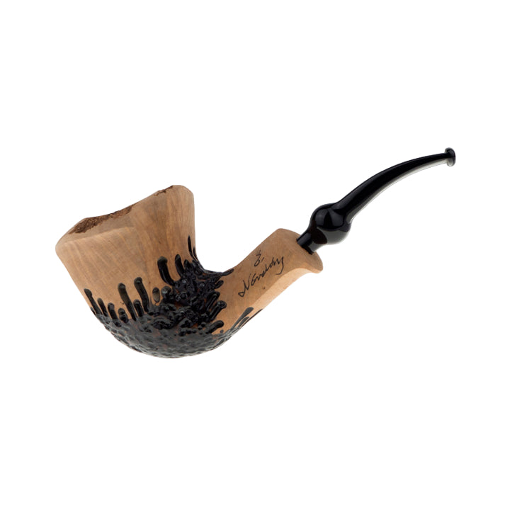 Erik Nording Freehand Signature Rustic Pipe No. 433