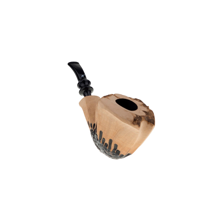 Erik Nording Freehand Signature Rustic Pipe No. 434